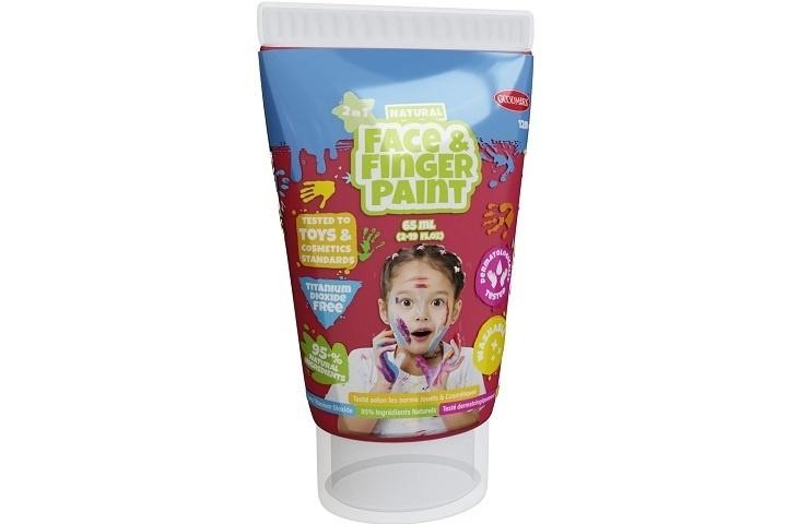 Farba dla malowania palcami czerwona 65ml