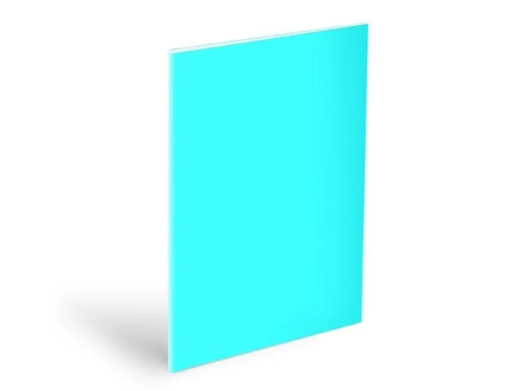 Okładka na zeszyt A5 neon blue 180mic (10szt)