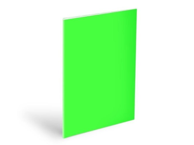 Okładka na zeszyt A5 neon green 180mic (10szt)