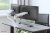 Neomounts DS70S-950WH2 uchwyt / stojak do monitorów 88,9 cm (35") Biurko Biały