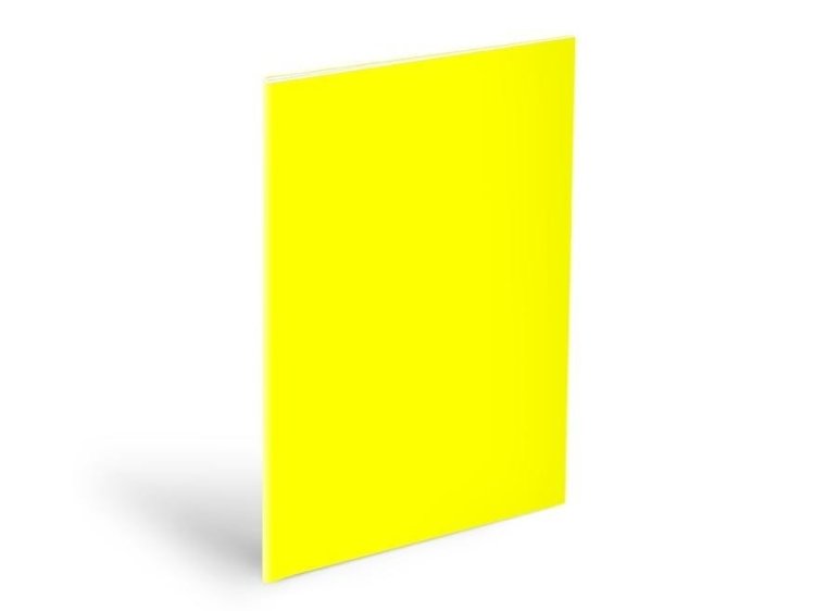 Okładka na zeszyt A4 neon yellow 180mic (10szt)