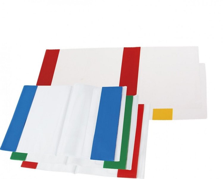 Okładka na zeszyt A4 PVC z regulacją mix (5szt)