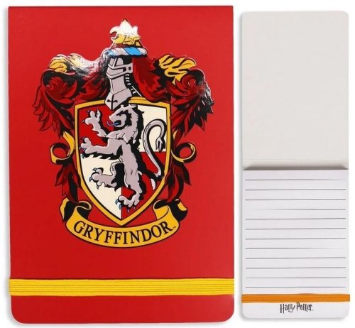 Harry Potter Notes linia z gumką Herb Gryffindor