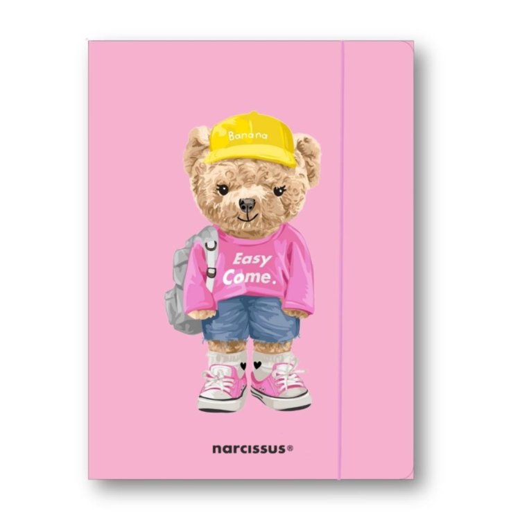 Teczka A4+ z gumką Teddies&Miś Urszula