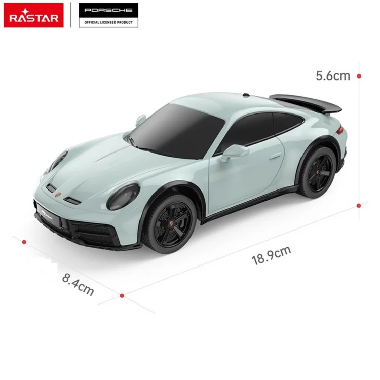 Autko R/C 1:24 Porsche 911 Dakar Miętowy RASTAR