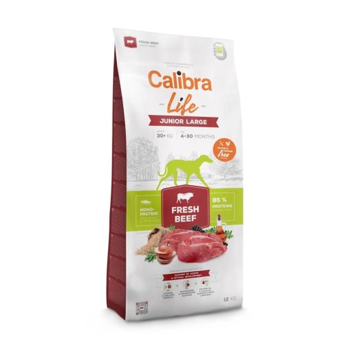 CALIBRA DOG life junior large fresh beef 12kg