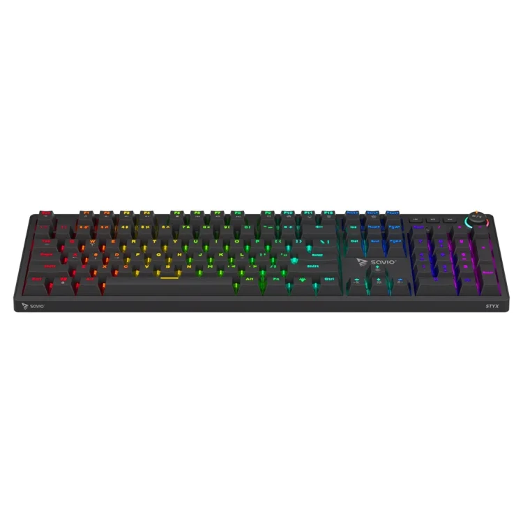 SAVIO KLAWIATURA MECHANICZNA STYX OUTEMU BLUE, HOT SWAP, RGB