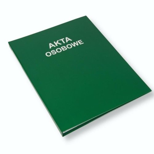 Teczka Akta osobowe T2 zielona