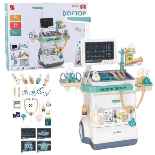 Zestaw doktora akcesoria medyczne RTG EKG 26el