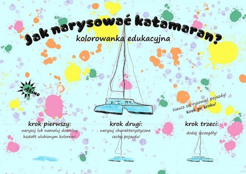Kolorowanka Nauka rysowania pojazdów ABINO