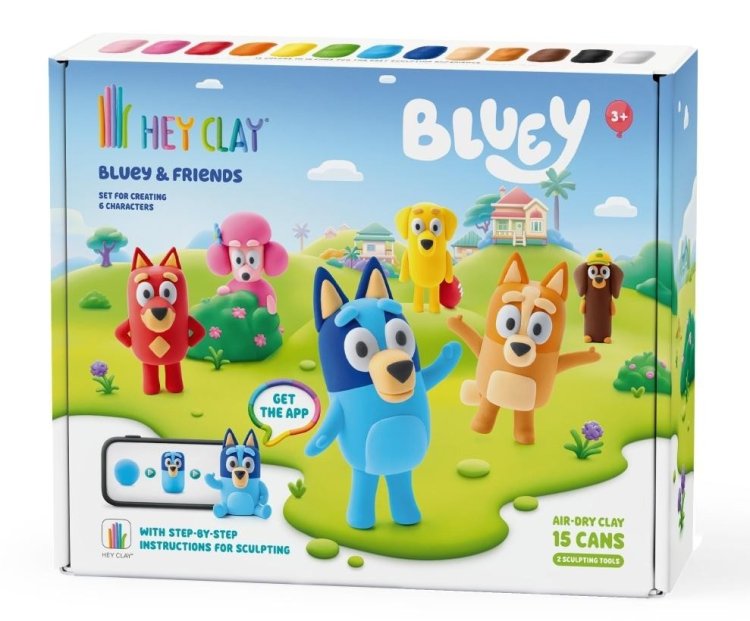 Hey Clay Bluey + akcesoria 15-pak