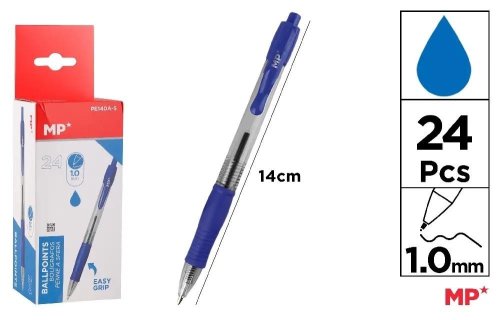 Długopis niebieski 1.0mm (24szt)
