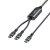 UNITEK KABEL USB-C 2W1 PD 100W SILIKON 1,8M