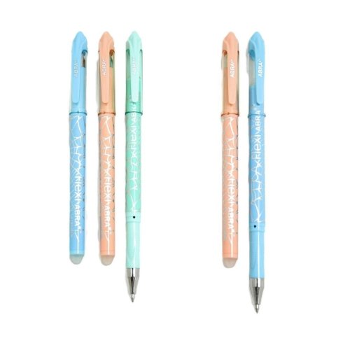 Długopis ścieralny Flexi Abra Pastel 3szt +2gratis