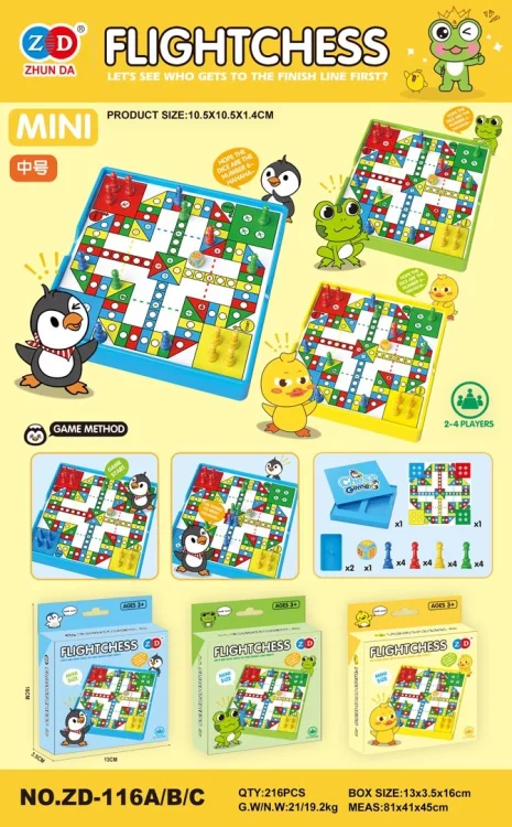 Gra Planszowa LUDO MINI Kaczka