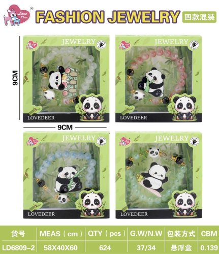 Zestaw Biżuterii Panda