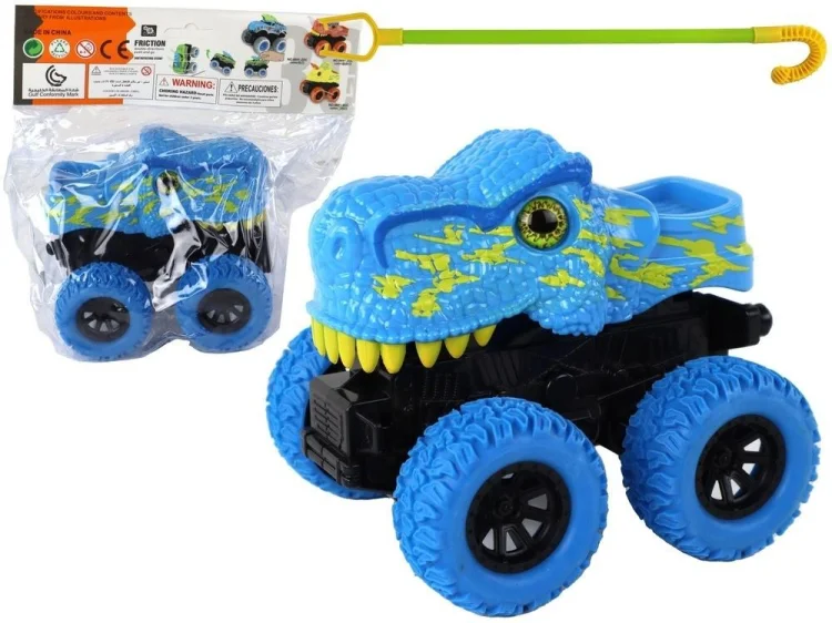 Terenówka pchacz Tyranozaur niebieski