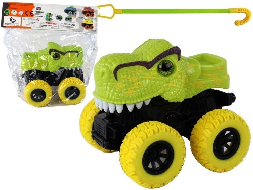 Terenówka pchacz Tyranozaur zielony