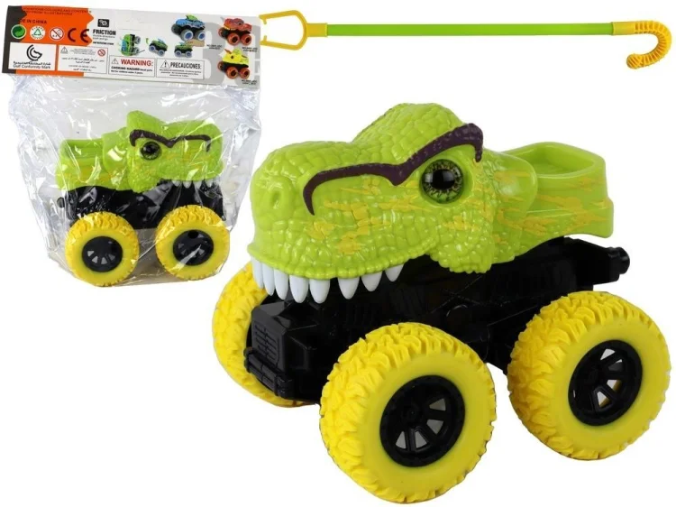 Terenówka pchacz Tyranozaur zielony