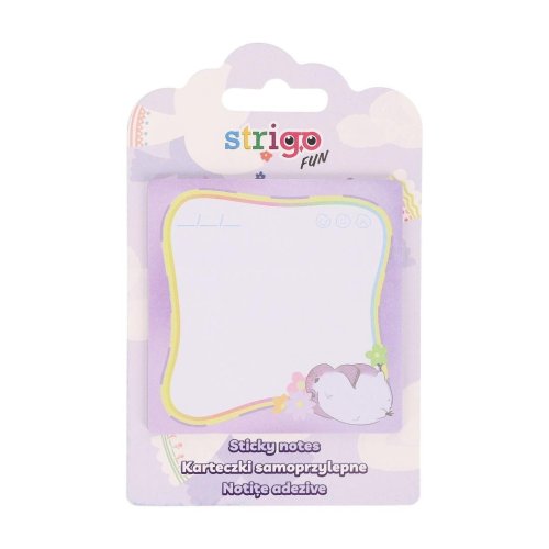 Karteczki samoprzylepne 73x73mm 20K fioletowe