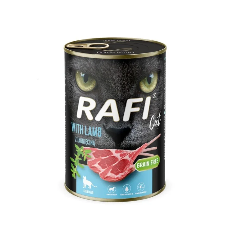 Dolina Noteci Rafi z jagnięciną karma dla kota 400g