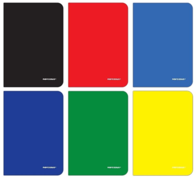 Zeszyt PP A5/80K kratka 75g 1szt NARCISSUS