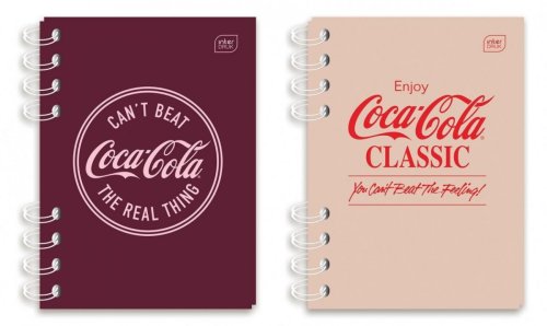 Notes na spirali 80K kratka Coca Cola (10szt)
