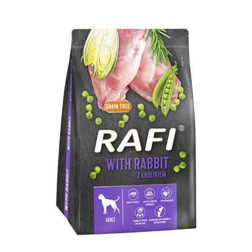 Dolina Noteci Rafi z królikiem sucha karma dla psa 3kg