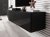 Szafka RTV VIGO SLANT 180cm (2x90) czarny/czar.poł