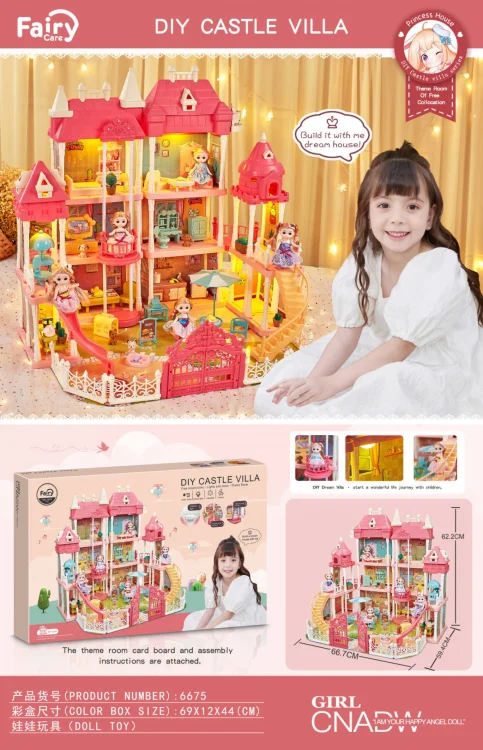 MEGA Domek dla Lalek + Akcesoria