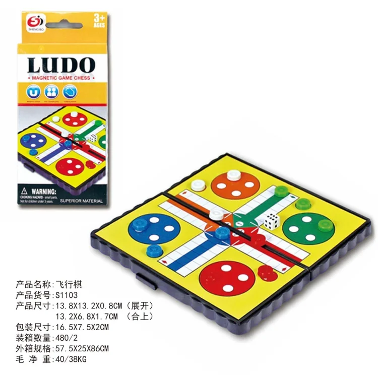Magnetyczna Gra Planszowa Ludo