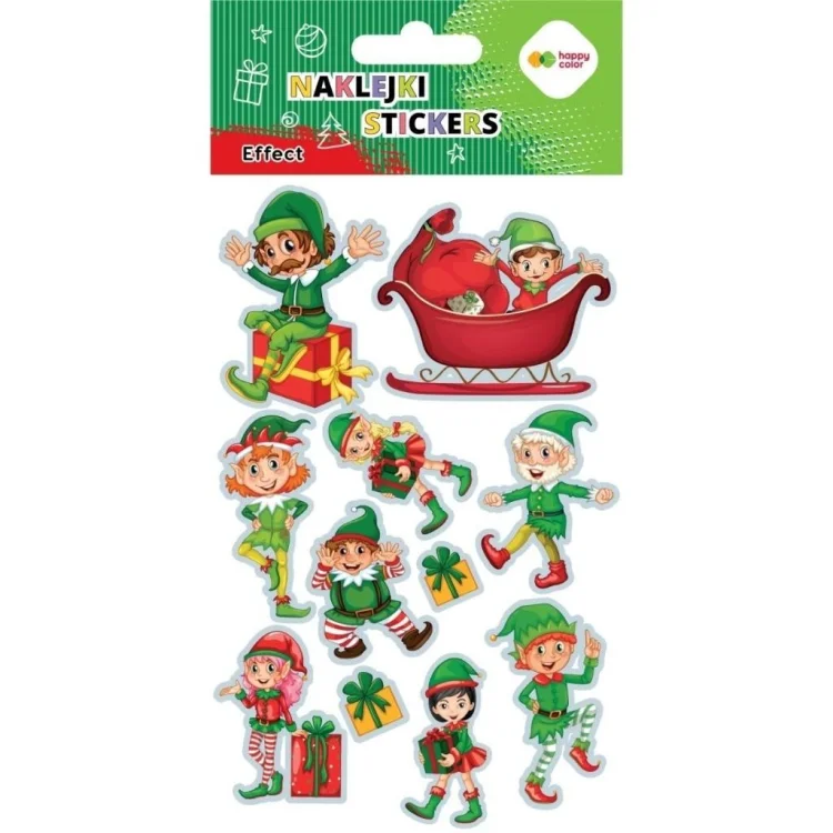 Naklejki Elfs 10x20cm HAPPY COLOR