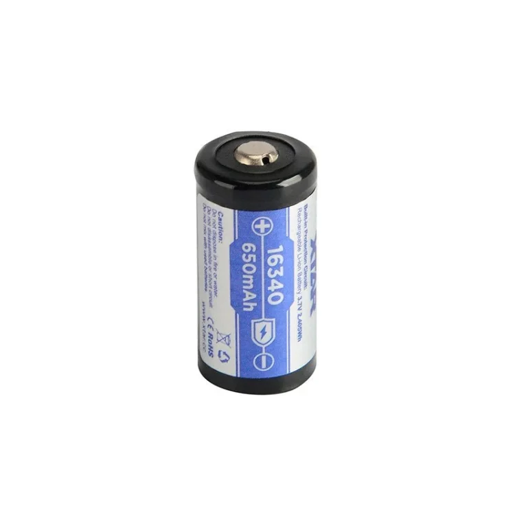 XTAR AKUMULATOR 16340/R-CR123 3,7V 650MAH LI-ION Z ZABEZPIECZENIEM 16340-650