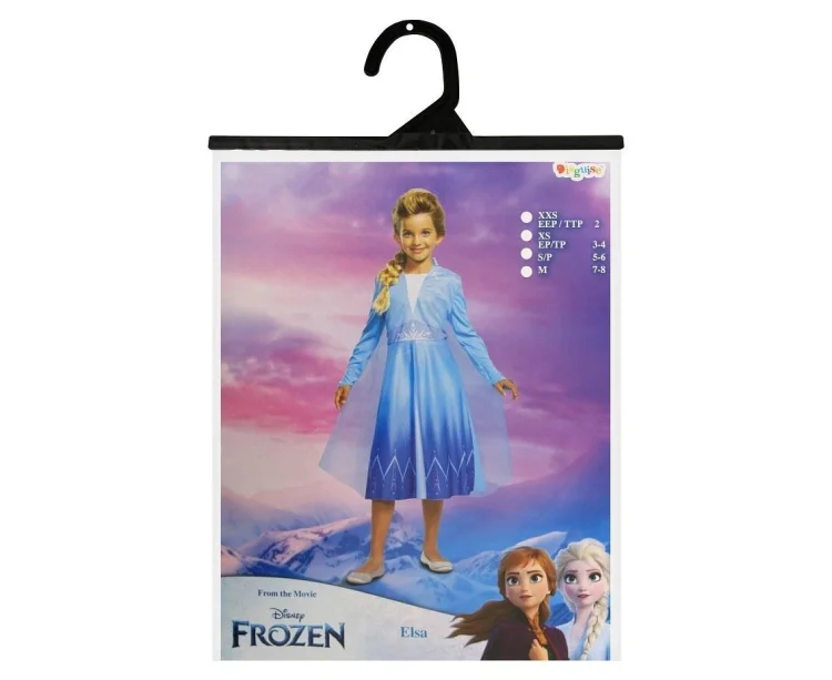 Strój Elsa Basic - Frozen 2 (licencja), rozm.XXS