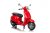 Pojazd Skuter Vespa ROMA Czerwony