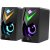 DEFENDER GLOSNIKI PC J4 2.0 6W LED USB CZARNE 65964