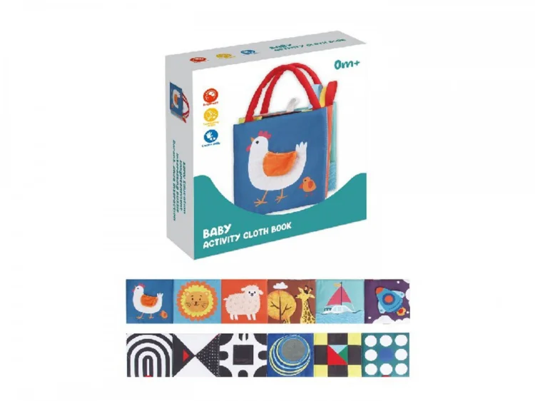 Zestaw Sensoryczna Książeczka Dla Najmłodszych