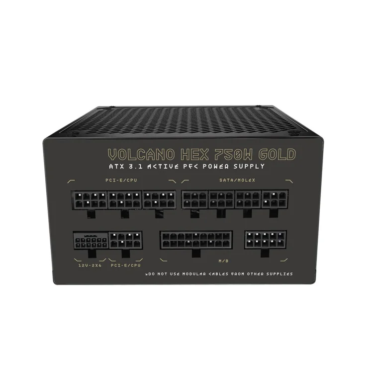 MODECOM ZASILACZ VOLCANO HEX 750W GOLD ATX 3.1