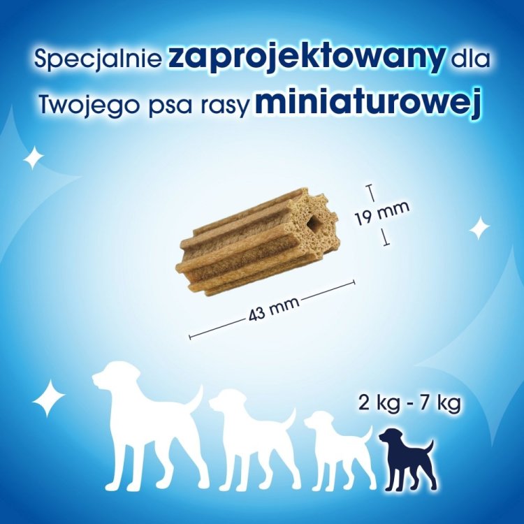 PURINA Dentalife Extra Mini -  przekąska dentystyczna dla psa - 69 g