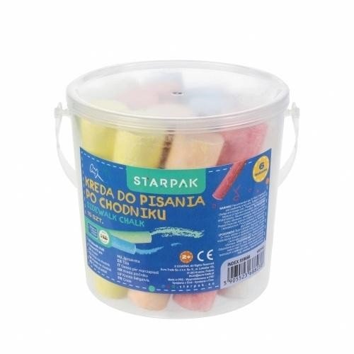 Kreda chodnikowa 6kol w wiaderku 15szt