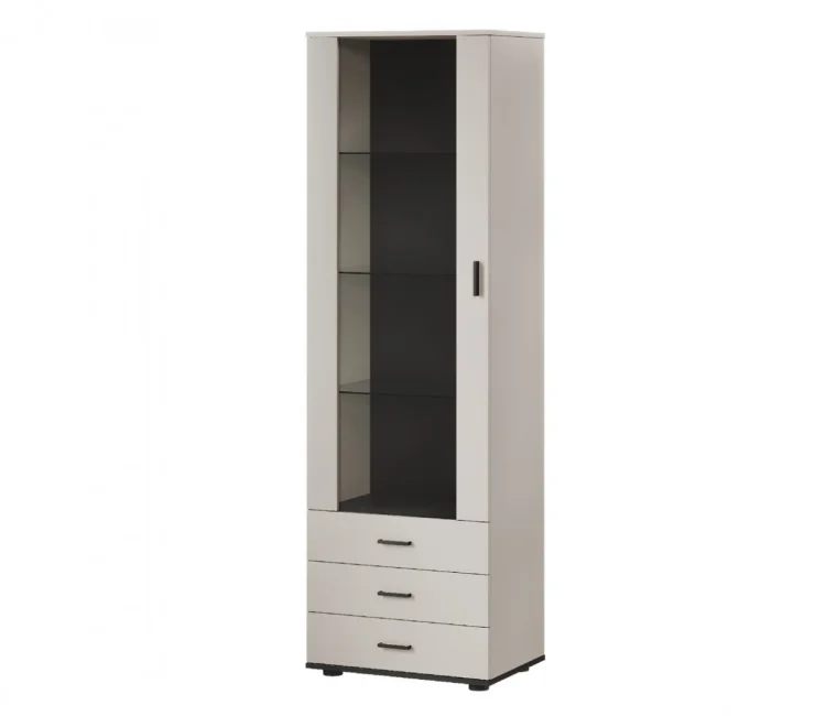 Witryna S1 SOHO 60x41x192 kaszmir+ czarny