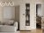 Witryna S6 SOHO 80x41x192 kaszmir+ czarny