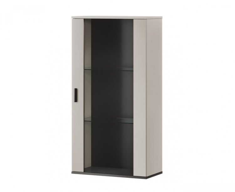 Witryna wisząca S2 SOHO 60x29x112 kaszmir+ czarny