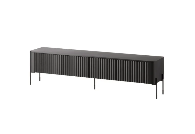 Szafka RTV VERA 190x40x50 czarny mat