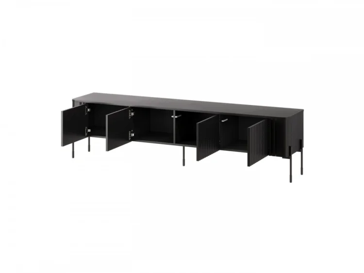Szafka RTV VERA 190x40x50 czarny mat