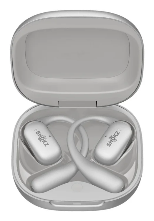 Słuchawki bezprzewodowe douszne Shokz OpenFit+ Szare