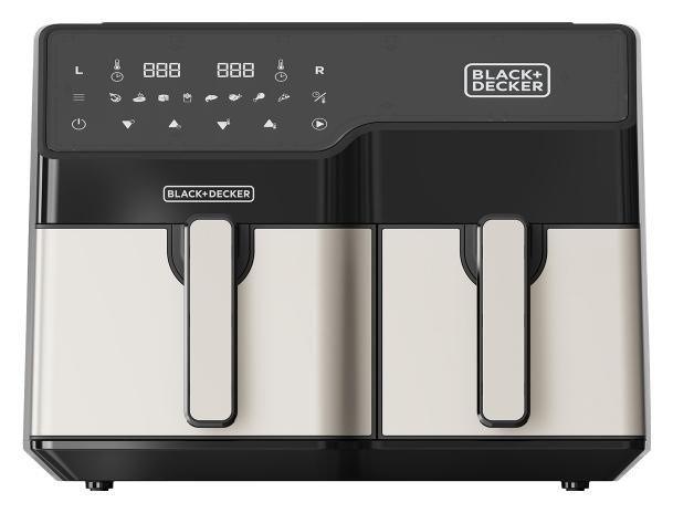 Frytkownica beztłuszczowa Black+Decker Dual Basket BXAF9000E