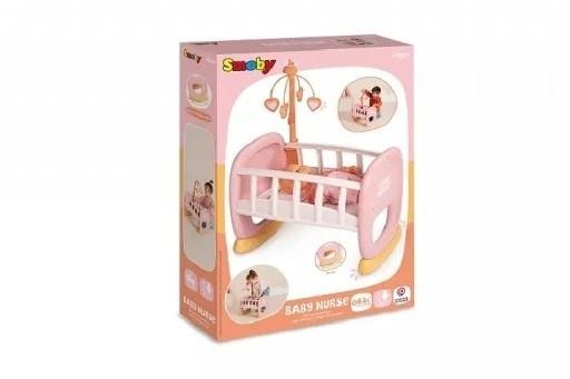 Smoby Baby Nurse Kołyska z karuzelką