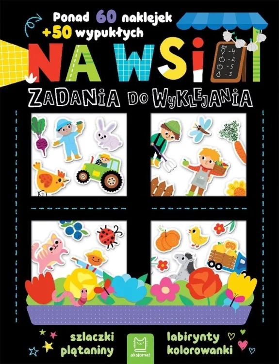 Na wsi. Zadania do wyklejania