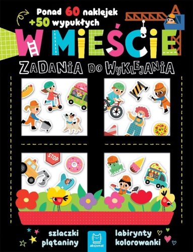 W mieście. Zadania do wyklejania